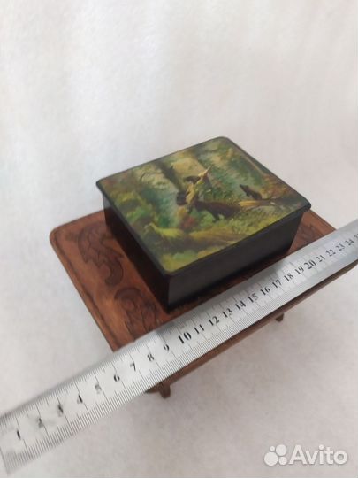 Шкатулка Федоскино 