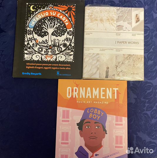 Книги и журнал по искусству и дизайну