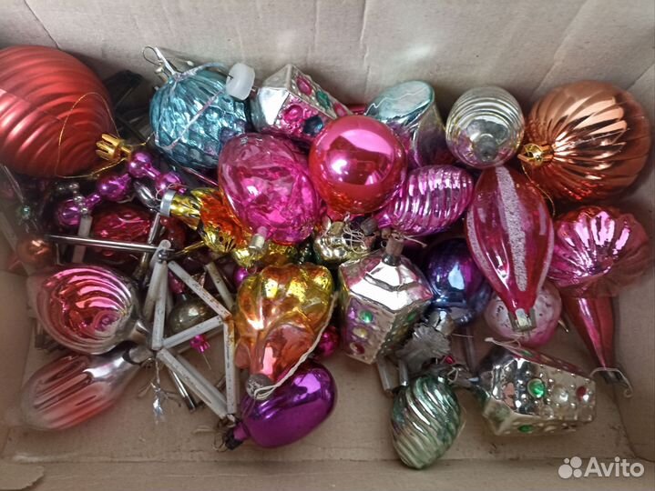 Елочные игрушки СССР