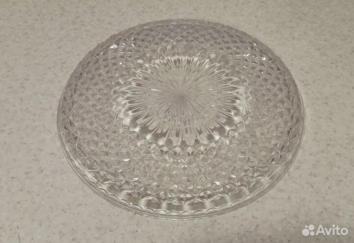 Кувшин со стаканом и блюдом, хрусталь СССР