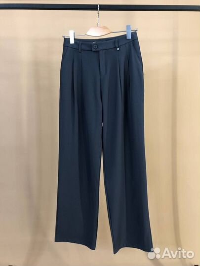 Брюки классические женские серые М (44-46)