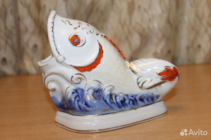 Статуэтка Рыба(салфетница,карандашница) СССР