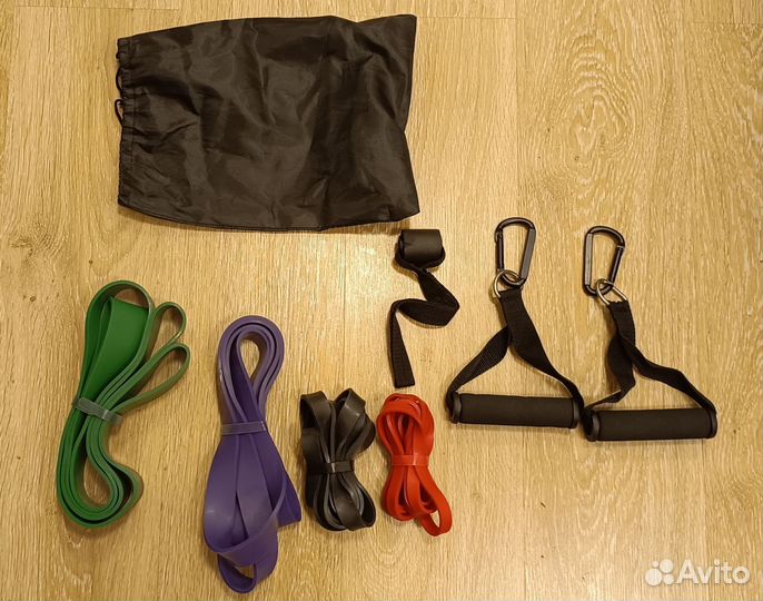 Фитнес резинки эспандер петли набор