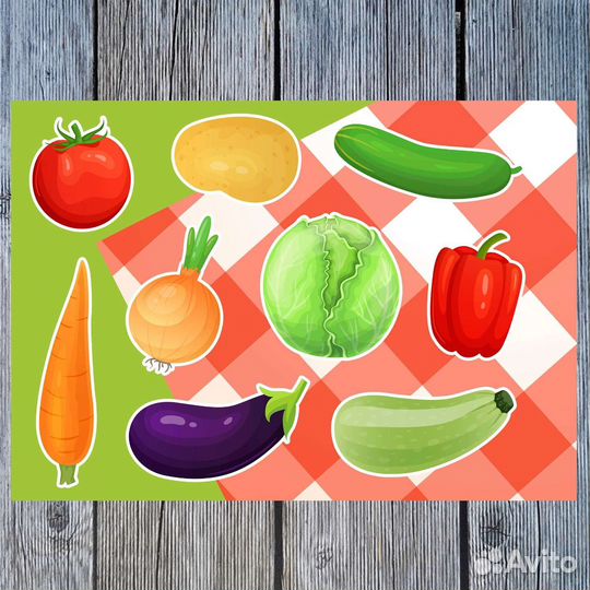 Альбом на липучках для малышей (1 часть)