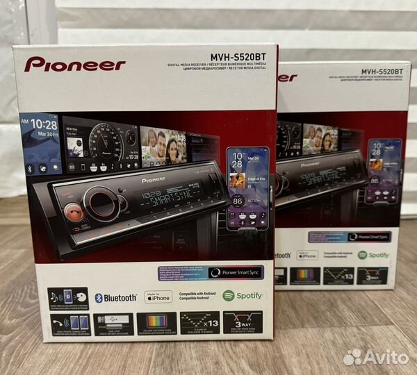 Новый процессорный Pioneer MVH-S520BT