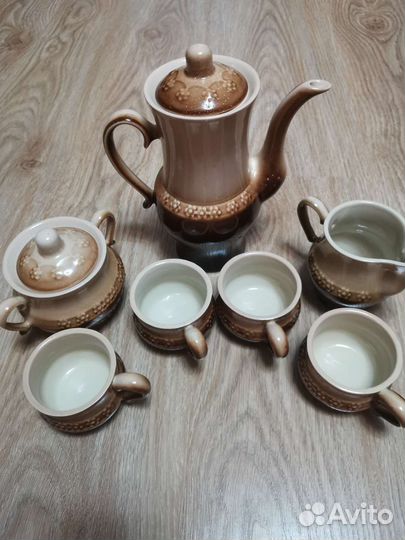 Сервиз кофейный керамика