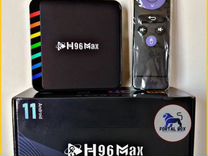 Android Smart TV приставка H96 Max 4К новая