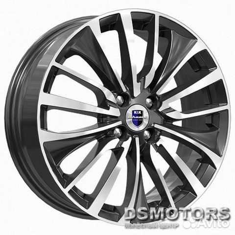 Диски Flanker 6.5/17 4x100 ET41 d60.1 алмаз чёрный