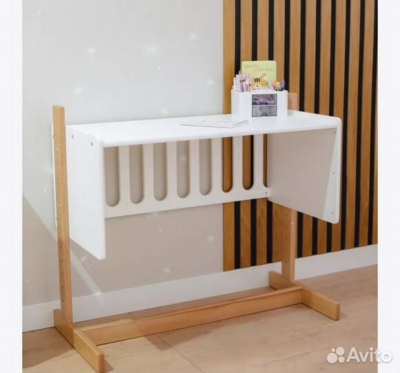 Детская кроватка трансформер с матрасом