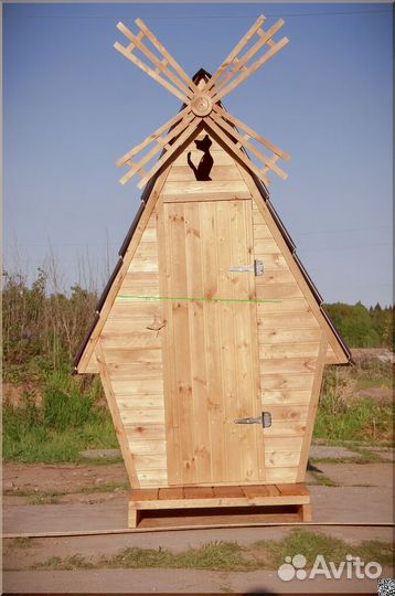 Дачный туалет с установкой KEY674