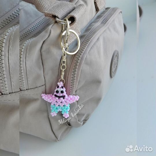 Амигуруми игрушки из бисера брелок