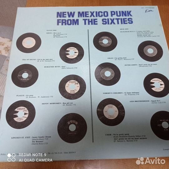 Various – New Mexico Punk From The Sixties LP