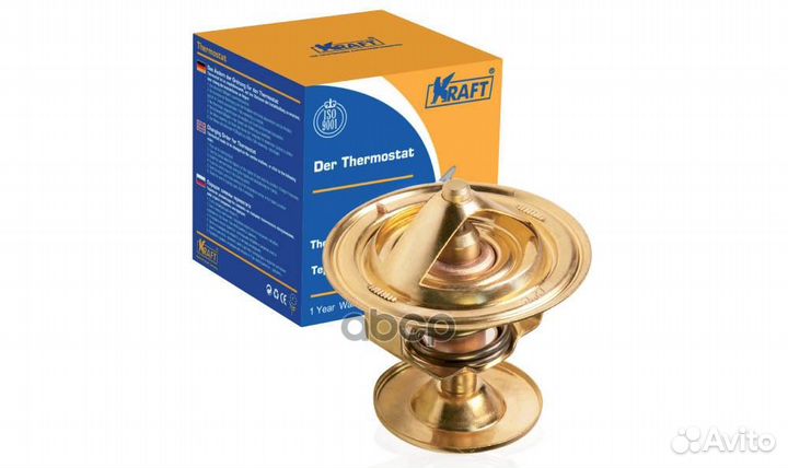 Термостат (87С) газ, УАЗ kraft KT019507 KT0195