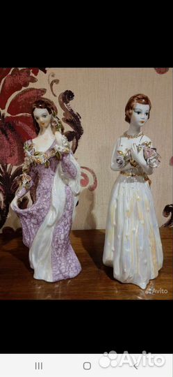 Фарфоровые статуэтки германия и румыния
