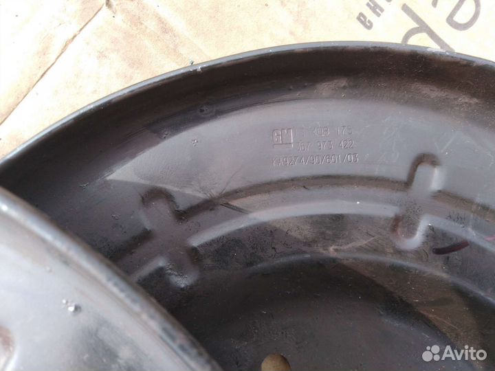 Опель астра. Пыльник заднего тормозного диска