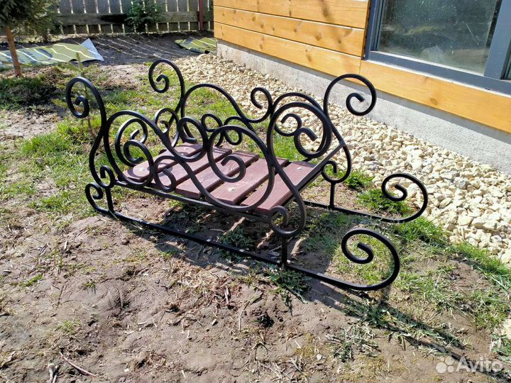 Сани декоративные,подставка для цветов,телега,огор