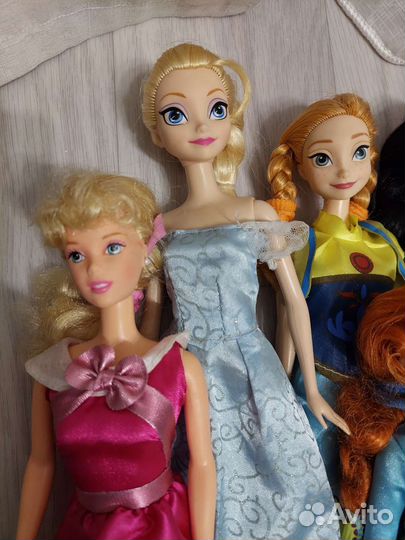 Кукла барби с одеждой, принцесы Дисней