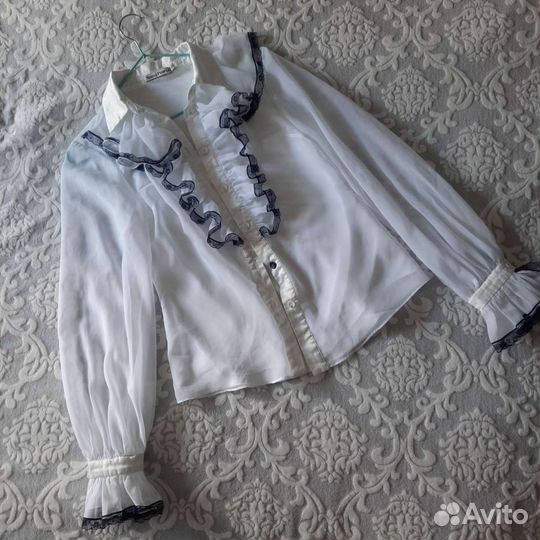 Блузка белая 158 noble people