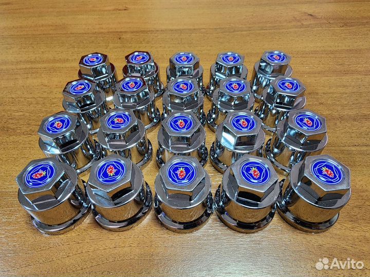Scania К-кт 20шт Колпаки 22.5 Авто на 32 мм
