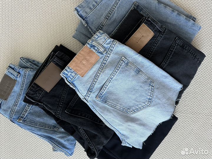 Джинсы и брюки zara, pull&bear, H&M
