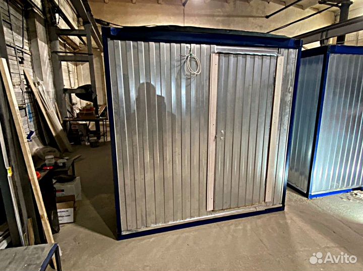 Аренда новой бытовки с тамбуром
