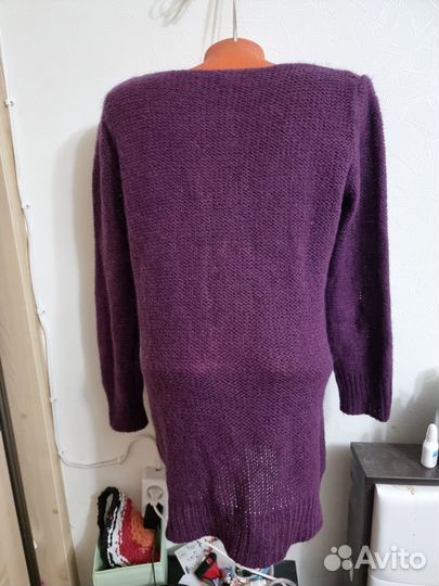 Длинный свитер massimo dutti