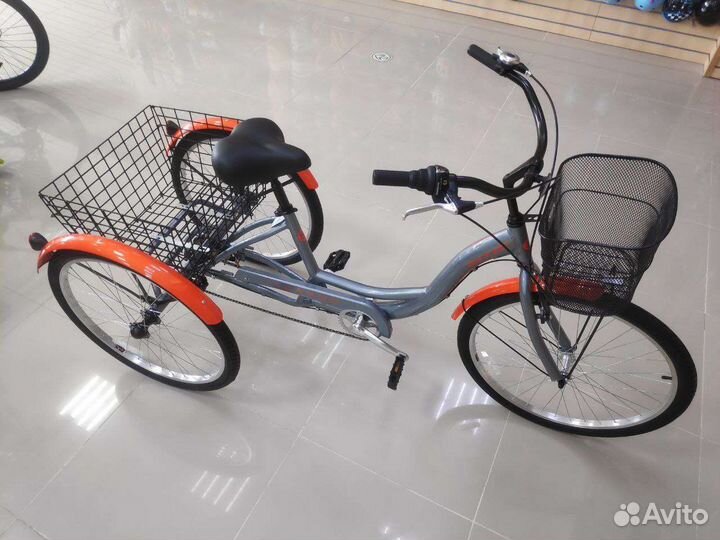 Велосипед sitis cargo 26 alloy Grey-Orange
