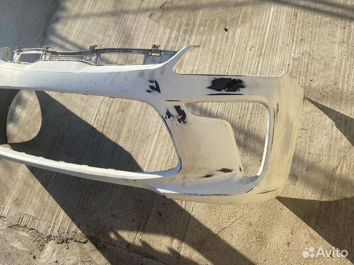 Передеий бампер на kia rio 2017