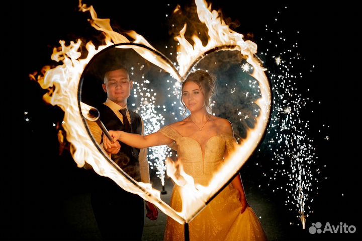 Пиротехника на свадьбу, фонтаны, спецэффекты