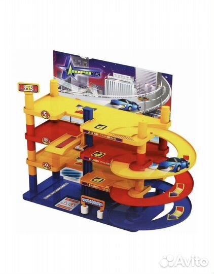 Игрушка парковка трек для машин Новая
