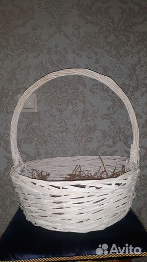 Корзина хендмейд новая для цветов/фруктов/пикника