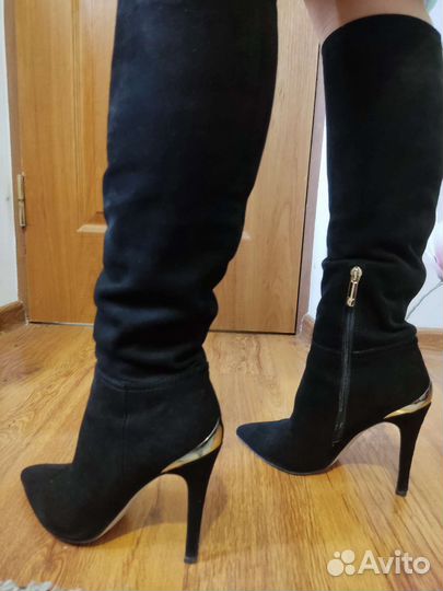 Сапоги замшевые 36 размер