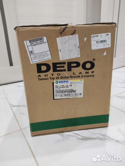 Фара левая Citroen C2