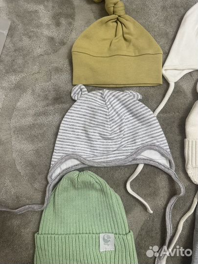 Детские шапочки для новорожденных