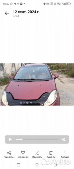 Chery Kimo (A1) 1.3 МТ, 2009, 103 000 км