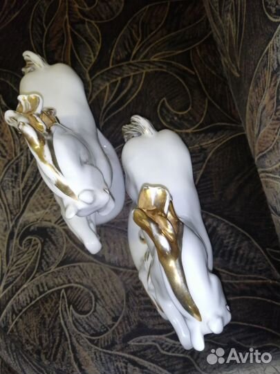 Фарфоровые статуэтки лфз Конь СССР