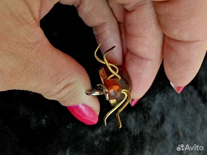 Винтажная брошь СССР 