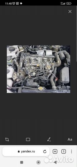 Двигатель toyota дизель 2с