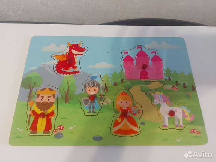 Деревянные пазлы для малышей