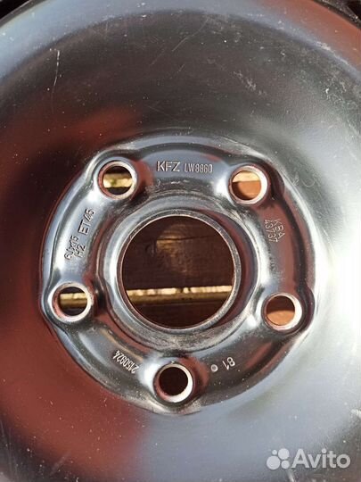 Штампованный диск R15 KFZ LW8860