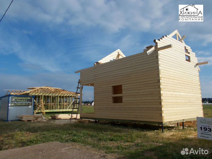Срубы дома из бруса 2 эт строительство отделка