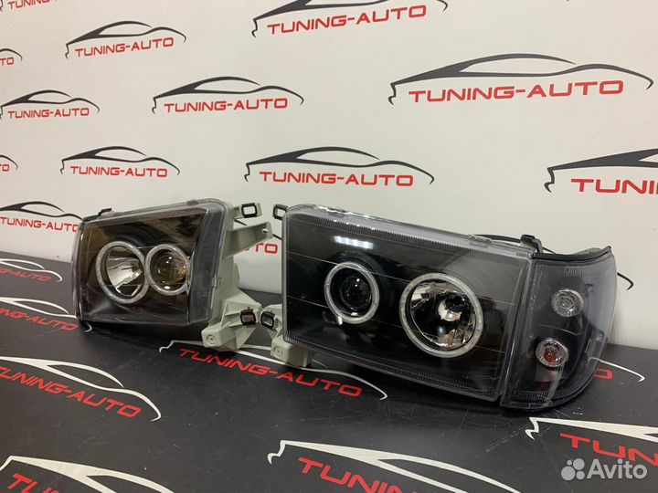 Фары Toyota Hilux Surf (N180) 1995-2002 г. Тюнинг Темные