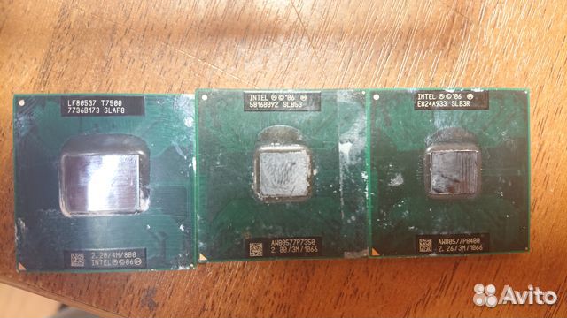 Ноутбучные процессоры в ассортименте