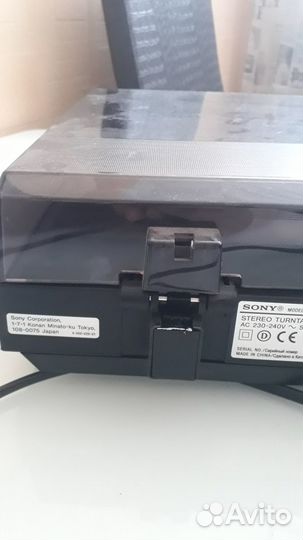 Проигрыватель винила sony ps