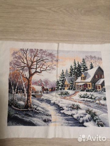 Готовая вышитая картина крестом