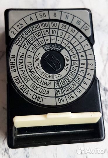 Экспонометр «оптэк», СССР 60-х