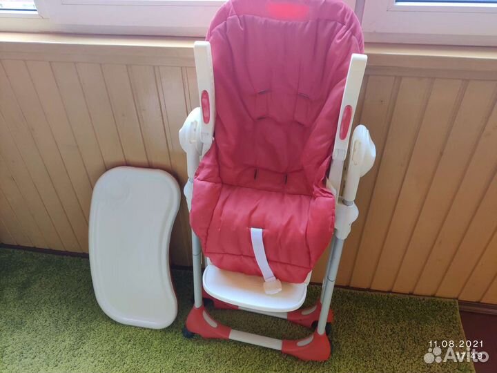 Стульчик для кормления chicco polly