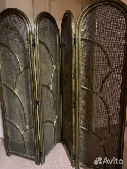 Ширма из ротанга