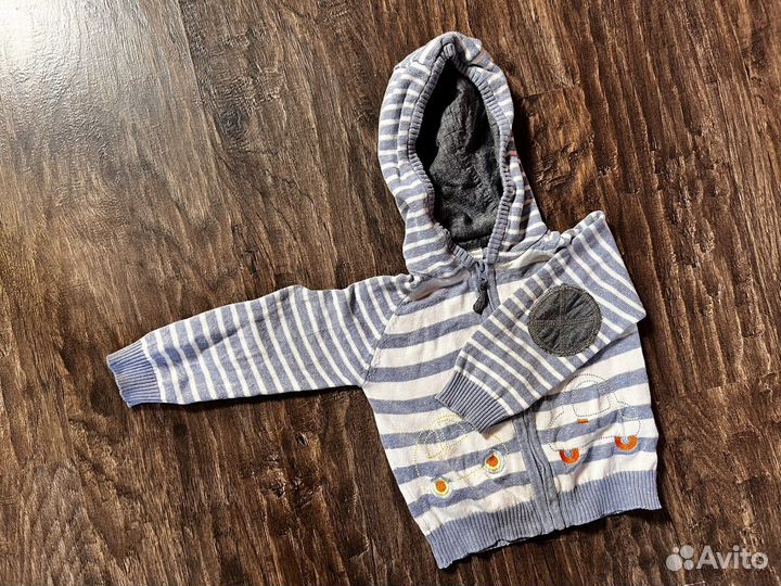 Кофты кардиганы на мальчика 74-80