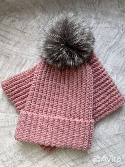 Шапка и снуд на осень